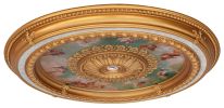 Cherub Sky Round Chandelier Ceiling Medallion 47