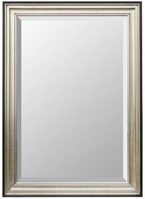Contempo Silver Black Mirror 24X36 Silver Black