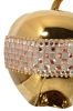 Rose Crystal and Gold Apple