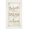 "Believe" by Mollie B, Ready to Hang Framed Print, White Frame
