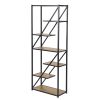 31.5" W * 71" H Metal Etagere Bookcase