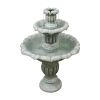 Outdoor Concrete Water Fountain with Submersible Electric Pump