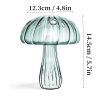 7 Style Mushroom Glass Vase Creative Hydroponics Vases Aromatherapy Bottle Desktop Crafts Ornament Living Room Home Office Decor