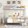 Queen-Size Metal Bunk Bed