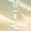 1pc Acrylic Sun & Moon Metal Chain Decoration