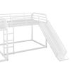 Full and Twin Size L-Shaped Bunk Bed