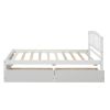 Wood Twin Platform Storage Bed Frame with Two Drawers